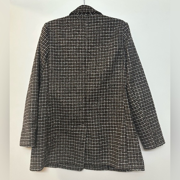 Oversized Soft-Brushed Tweed Blazer - Picture 2 of 3